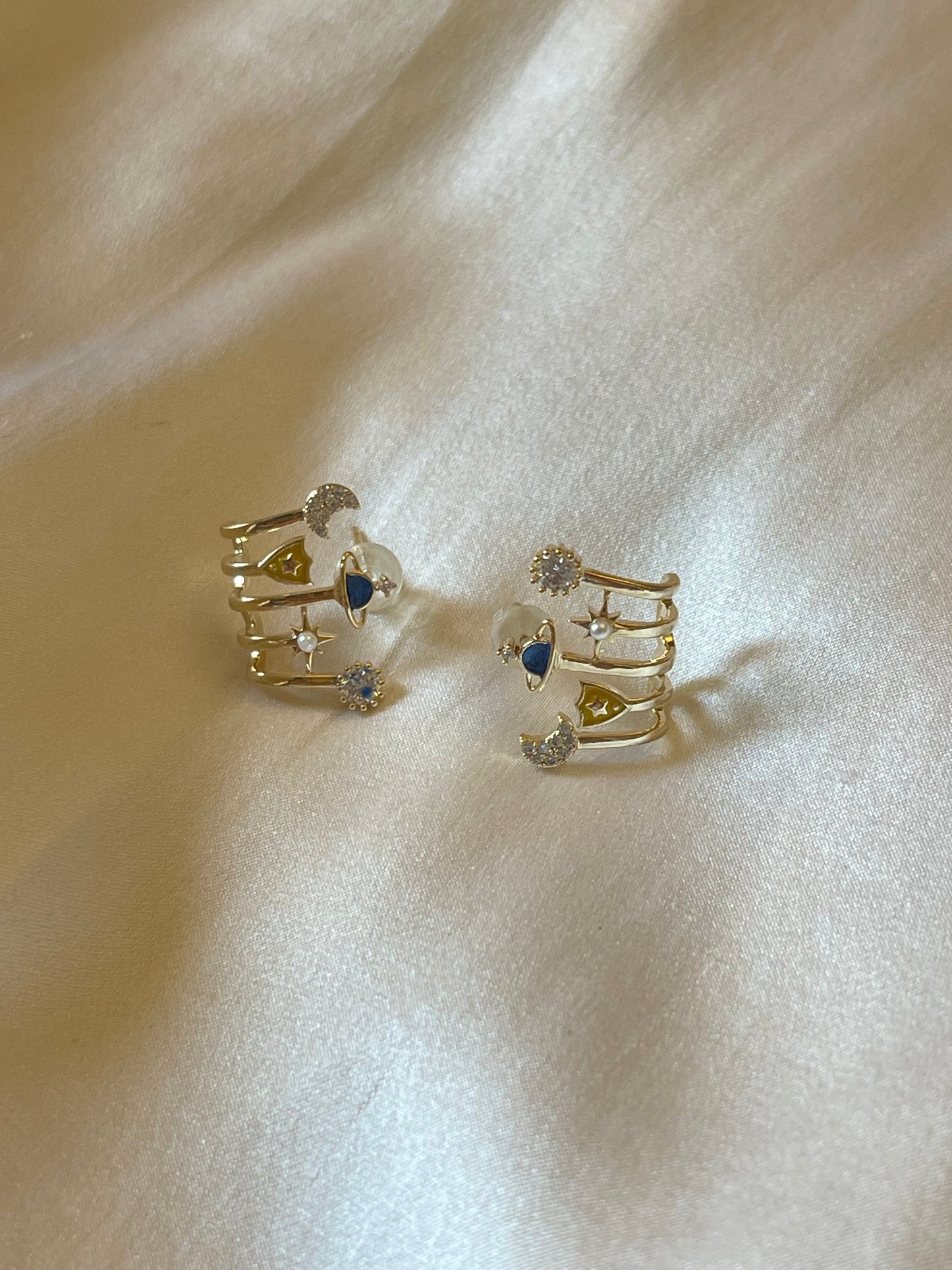 Dainty Galaxy Earrings