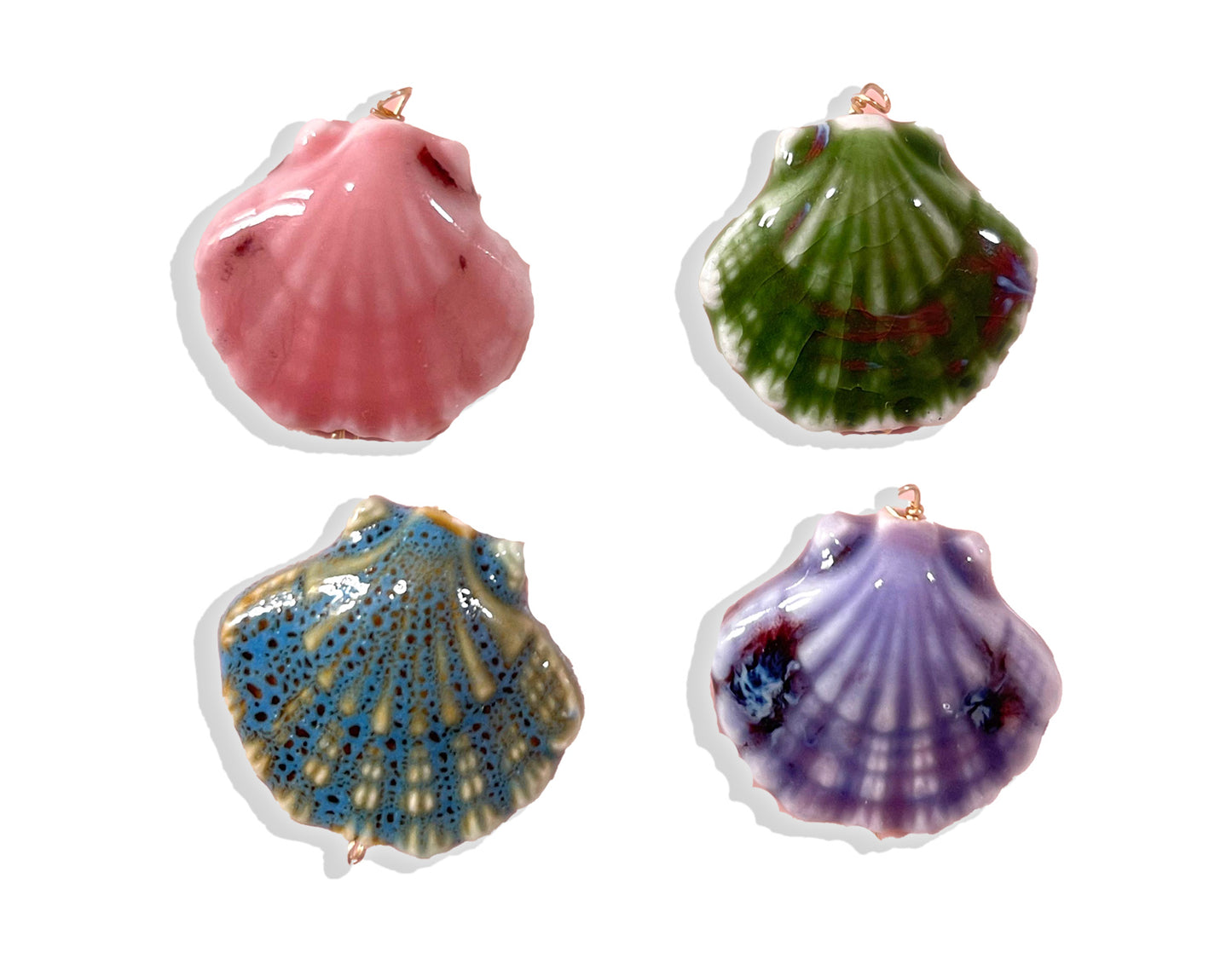 Colorful Seashell Charm