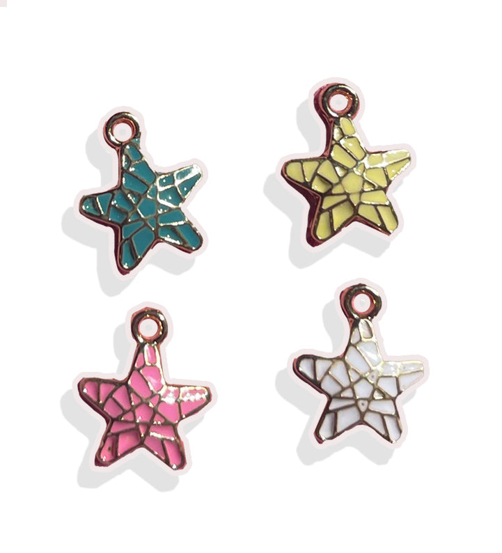 Artistic Starfish Charm- Gold Plated