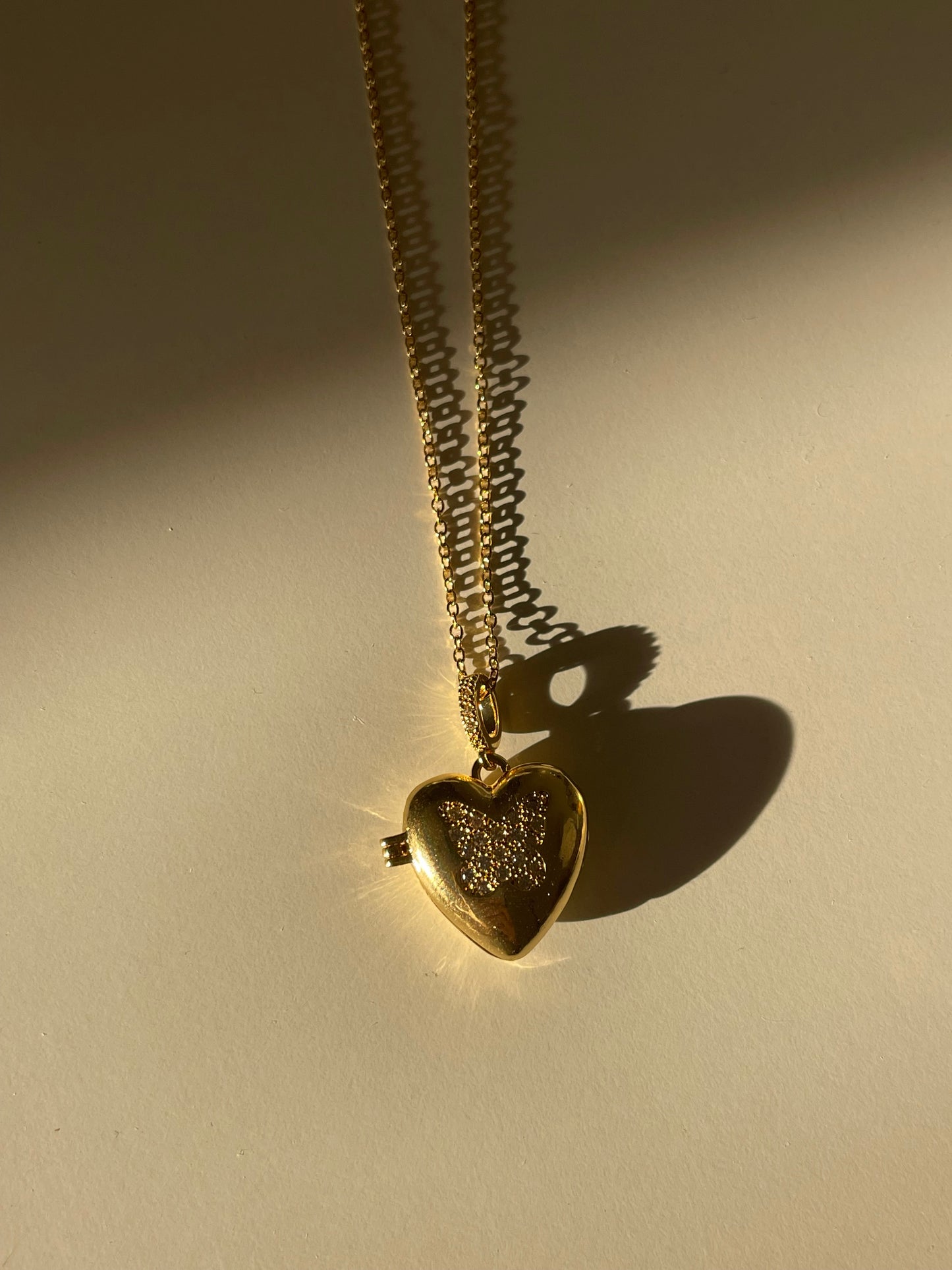 Heart Locket Necklace - Butterfly Edition (Stainless Steel)