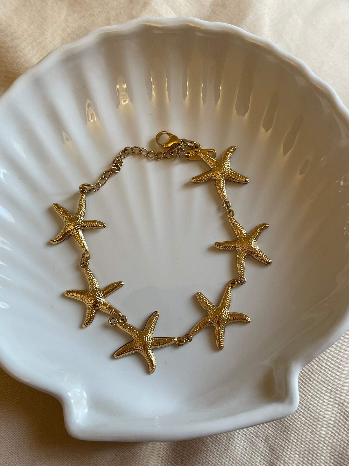 Statement Starfish Bracelet (Stainless Steel)