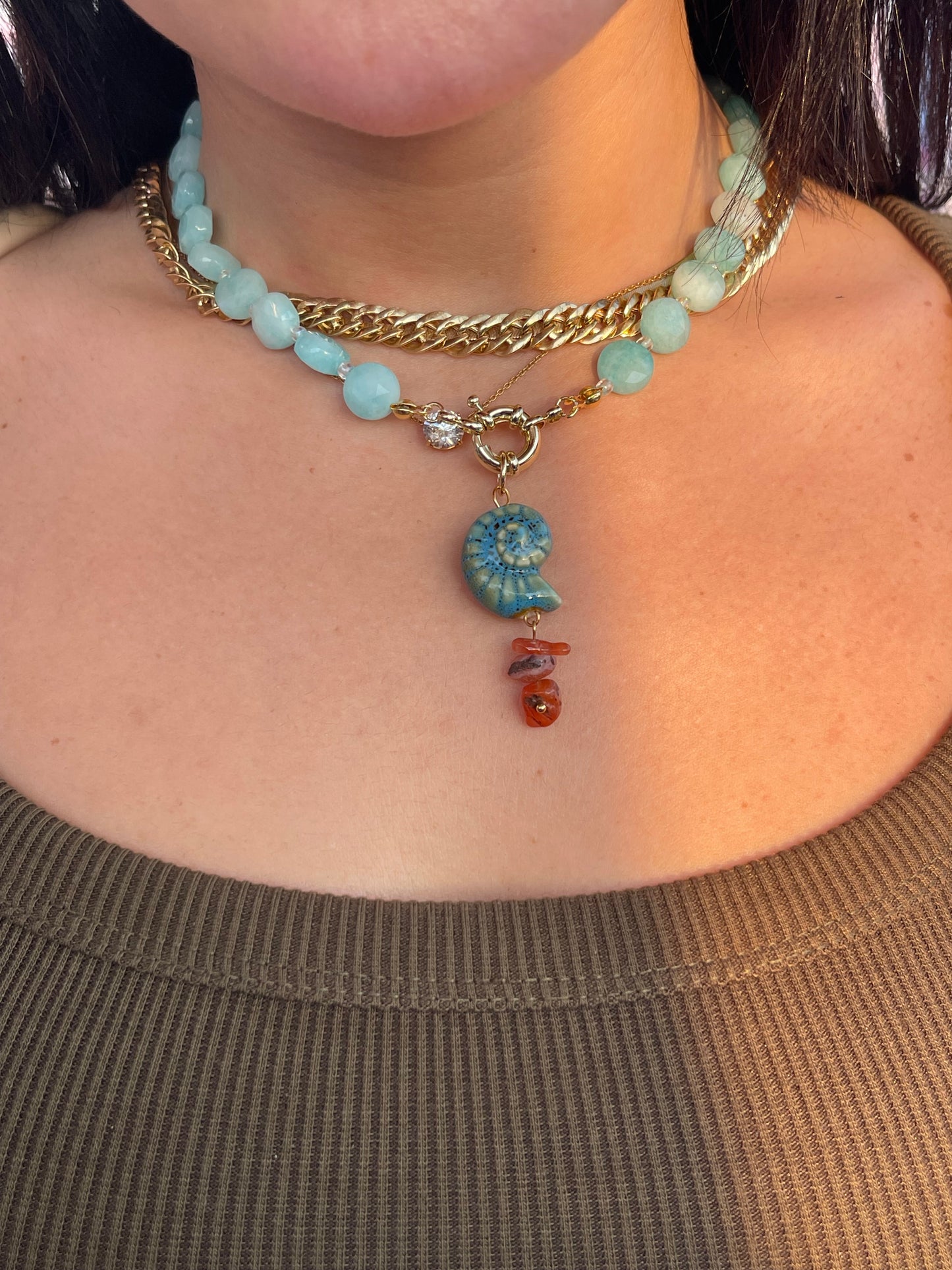 Seashell Statement Necklace