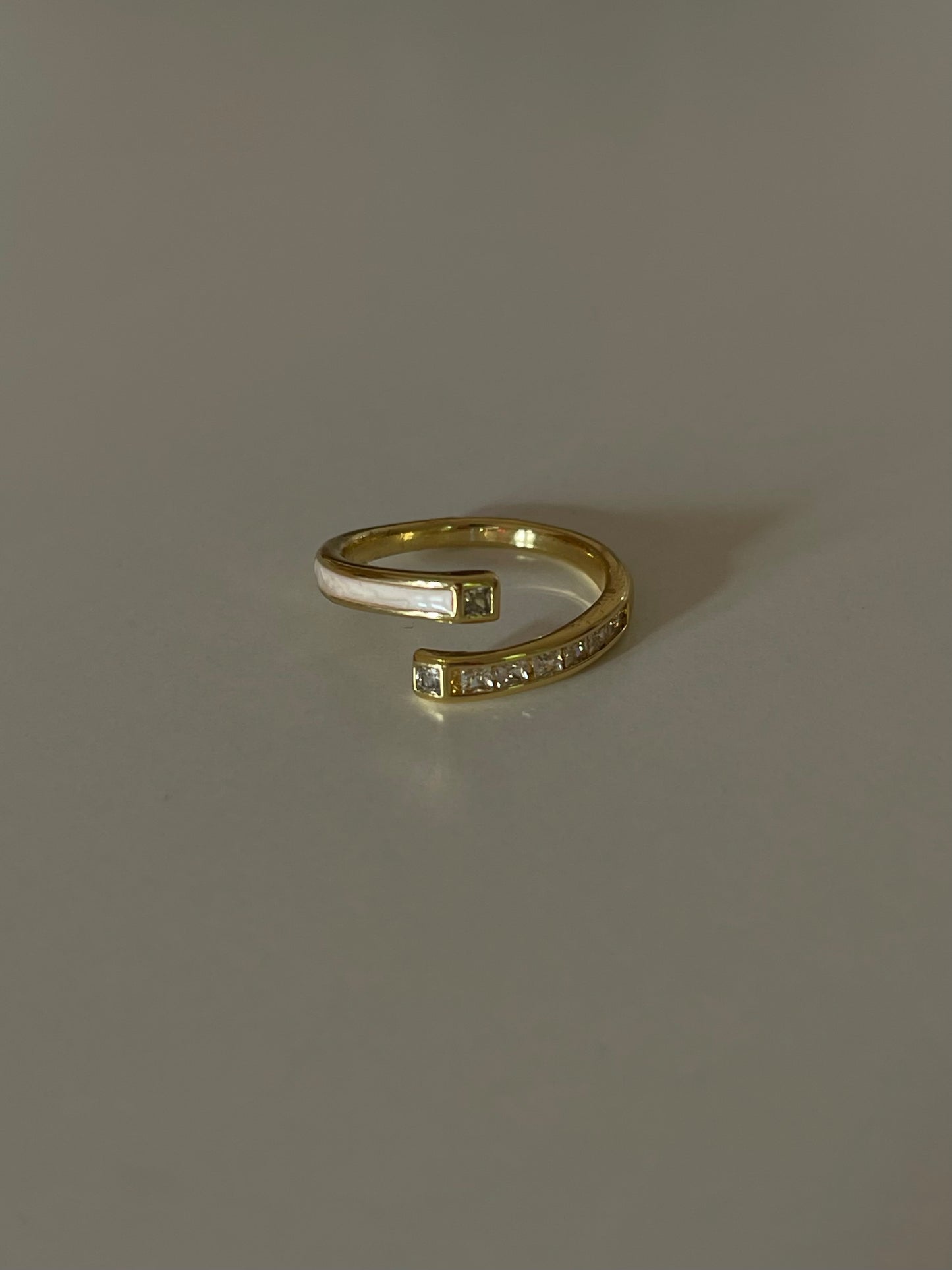 Tennis Crystal Ring 2.0 (Gold Plated)