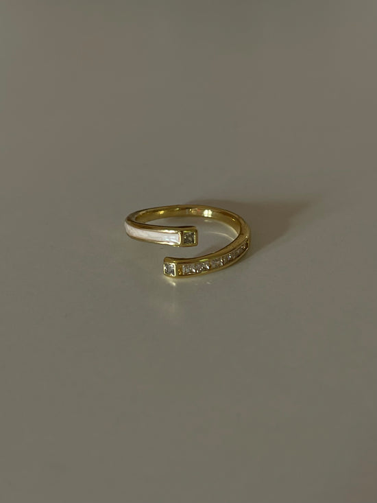 Tennis Crystal Ring 2.0 (Gold Plated)