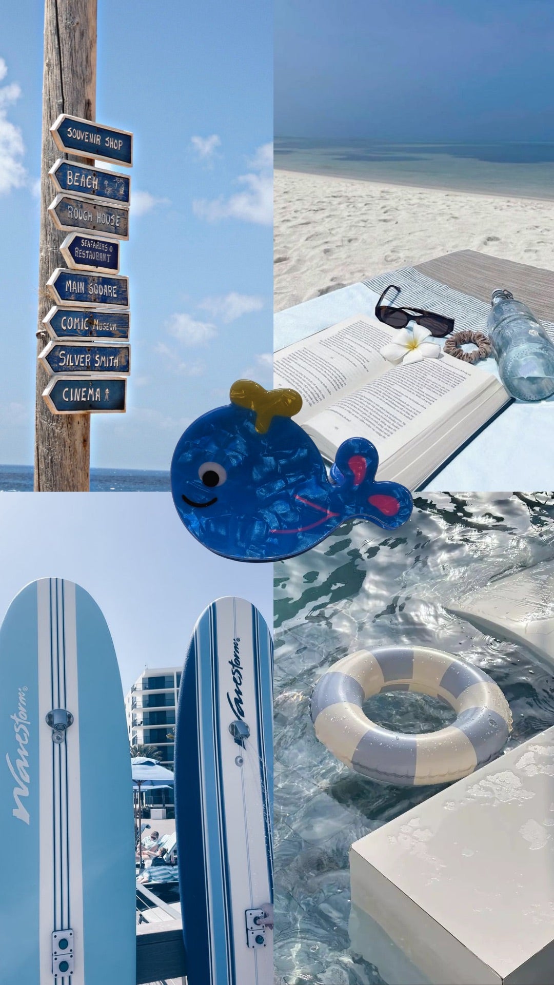 Summer Sea Claw Clip