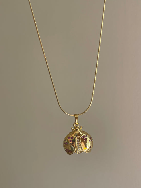 Bumble Bee Necklace (Stainless Steel)