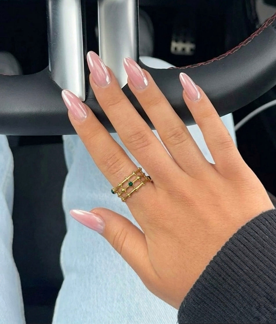 Colorful Stones Ring 2.0 (Stainless Steel)