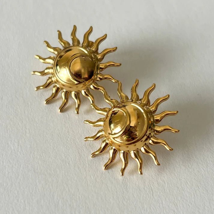 Sun - Moon Earrings (Stainless Steel)