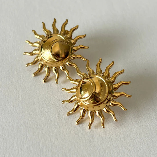 Sun - Moon Earrings (Stainless Steel)