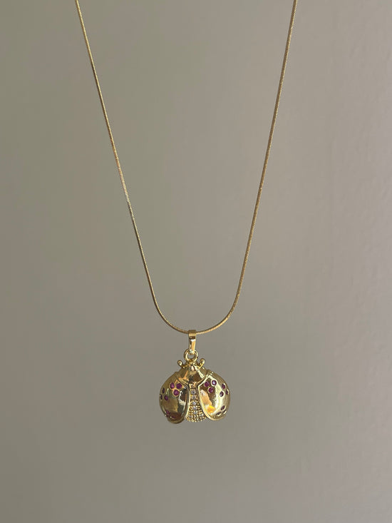 Bumble Bee Necklace (Stainless Steel)