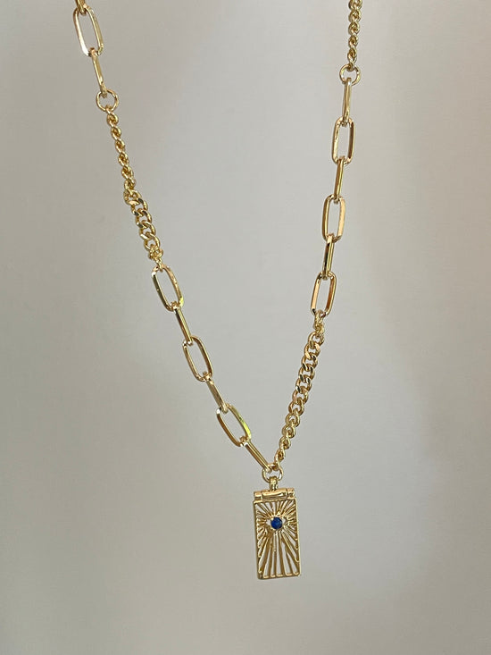 Evil Eye Chain Necklace (Stainless Steel)