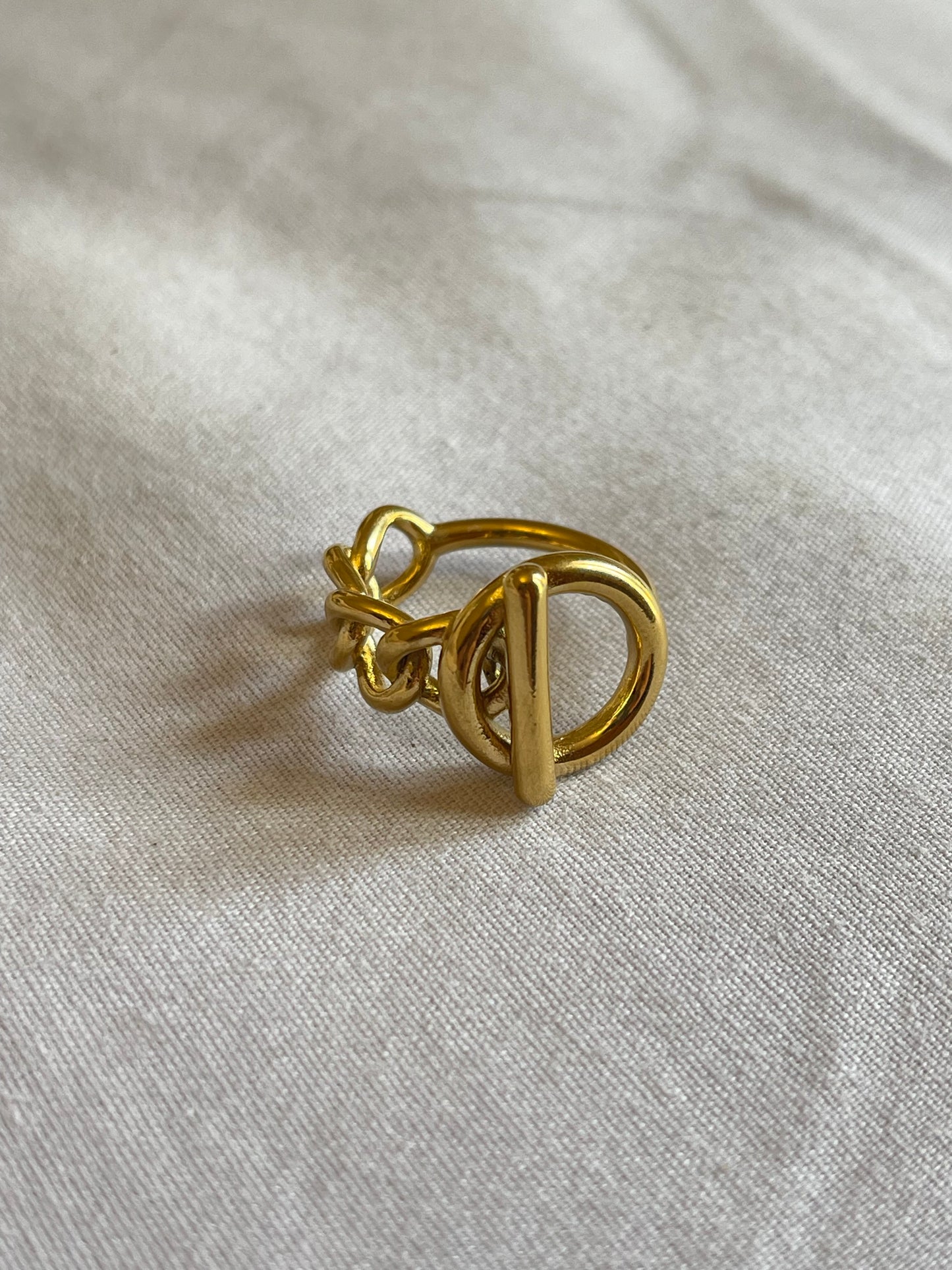 Chain Knot Ring (Stainless Steel)