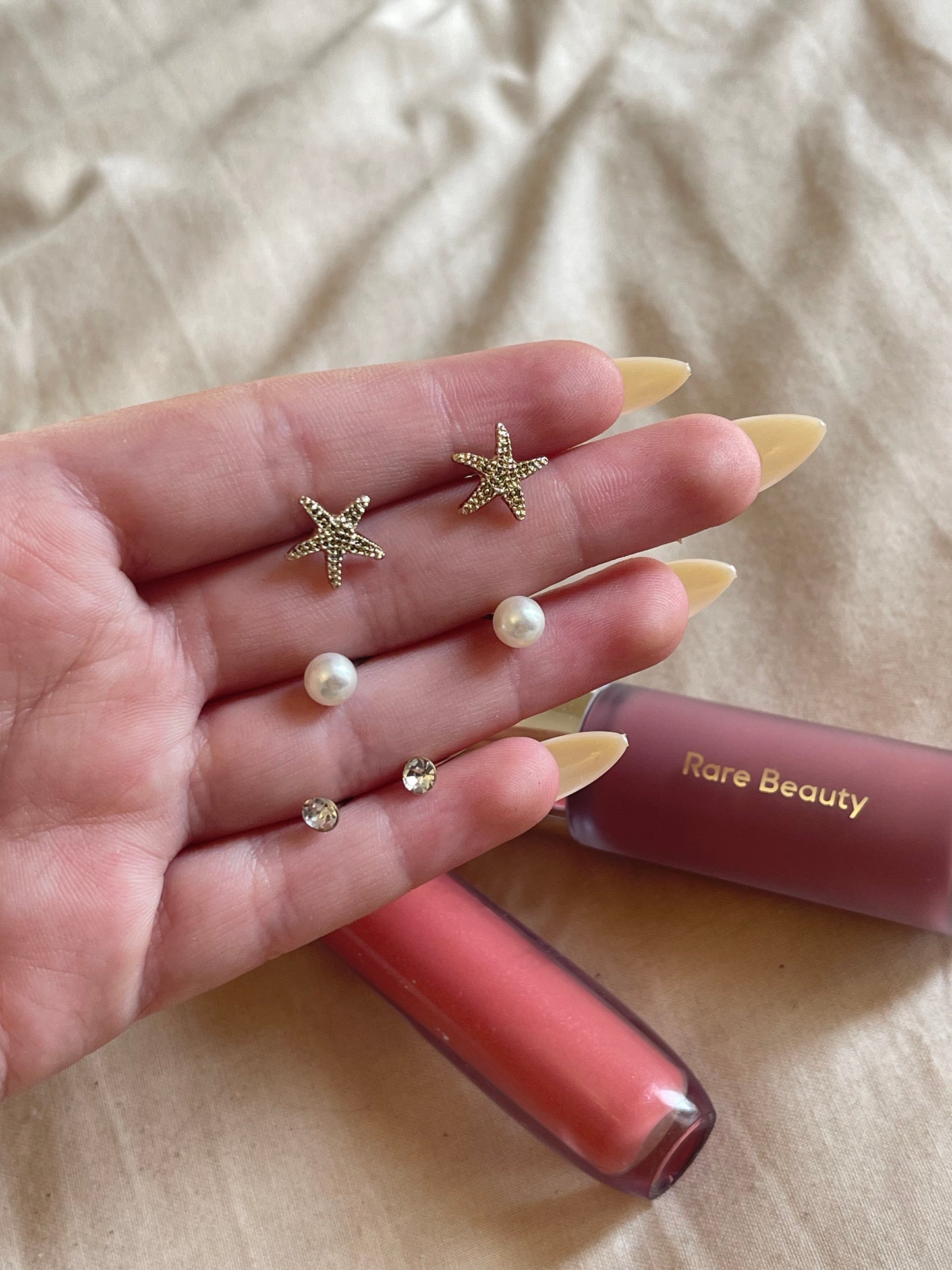 Starfish Pearl Ear Set
