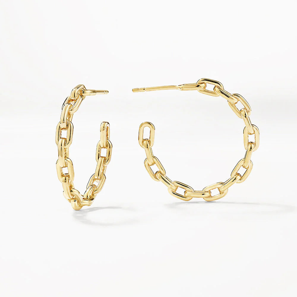 Chain Hoop Earrings