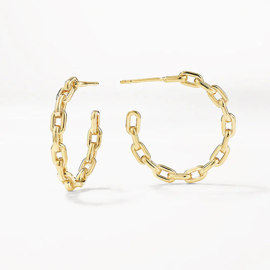 Chain Hoop Earrings