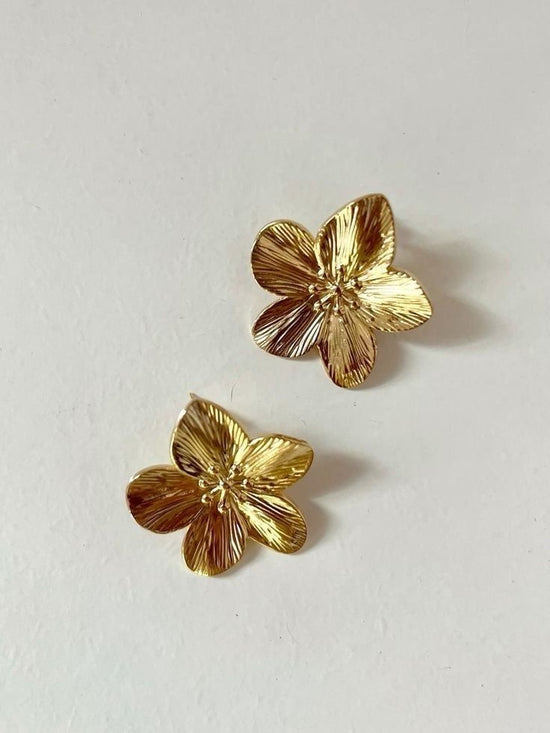 Chunky Flower Earrings 2.0 (Stainless Steel)