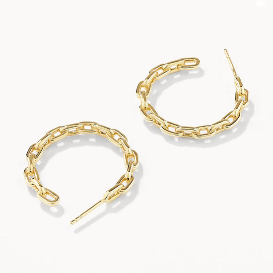 Chain Hoop Earrings