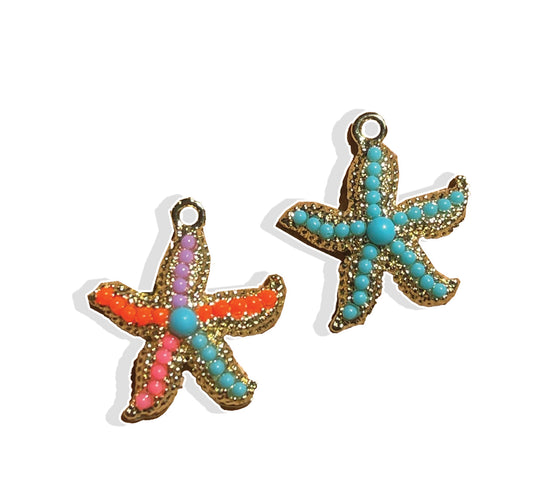 Starfish Statement Charm- Gold Plated