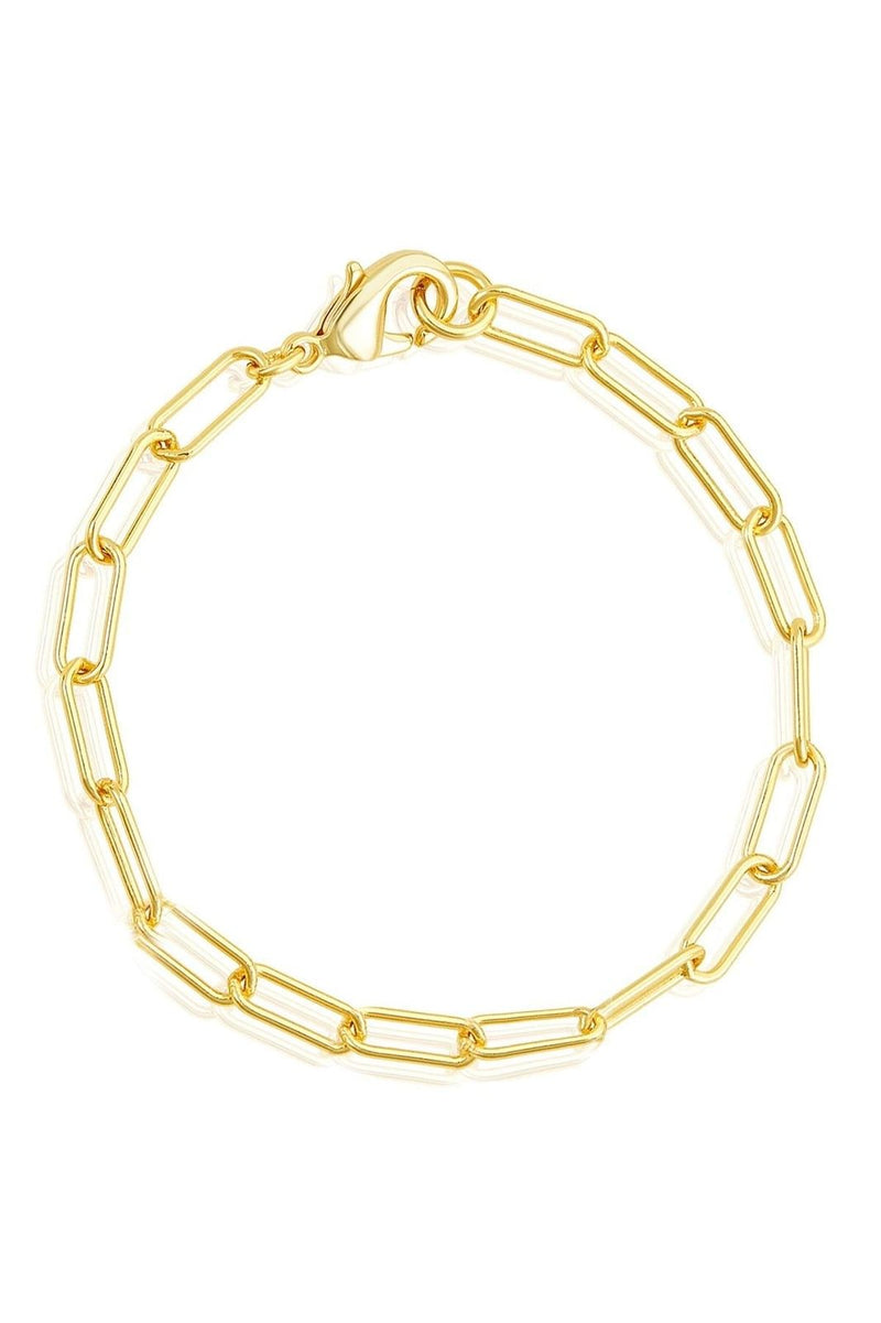 Chain Bracelet- (Charm Base - Gold Plated!)