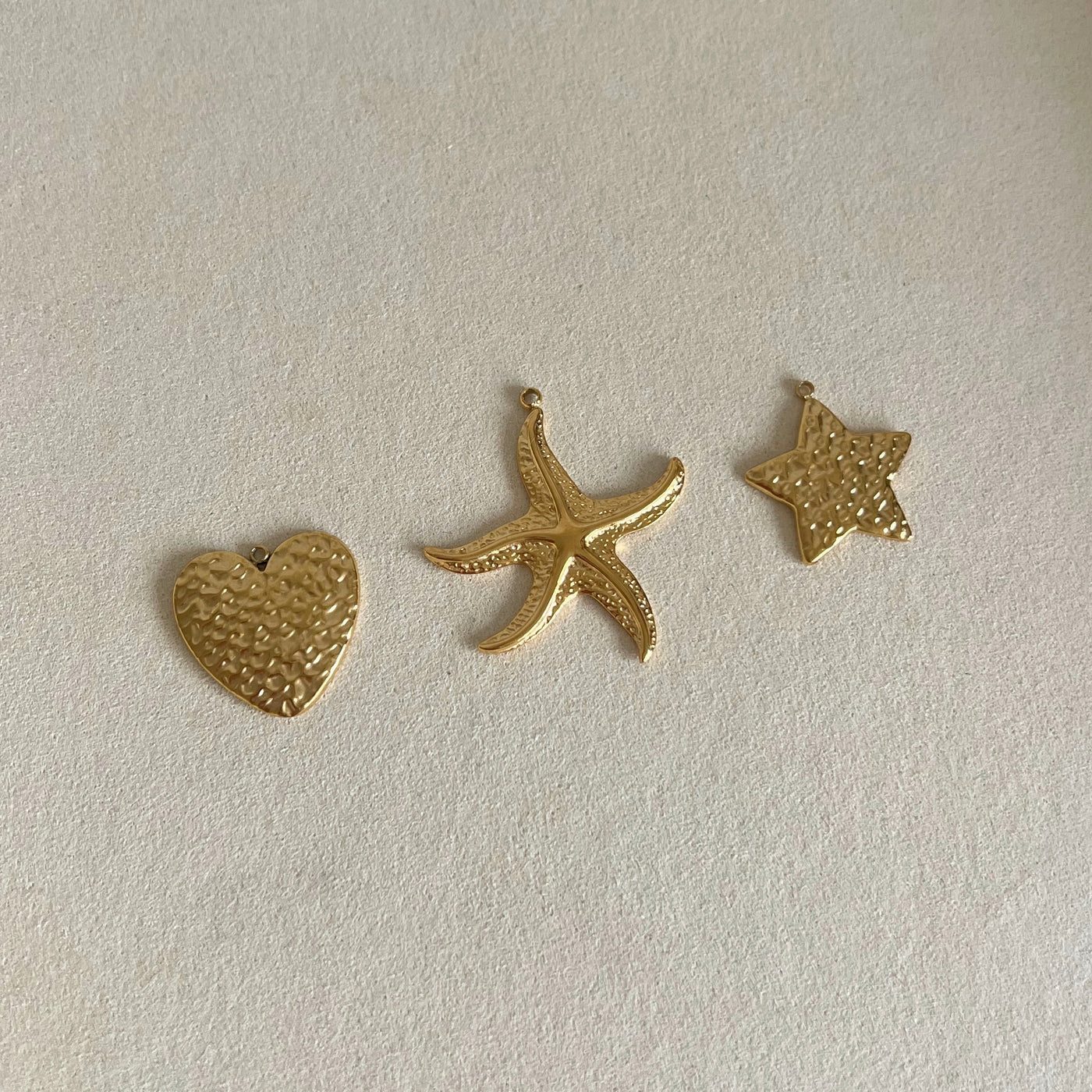 Large Starfish Charm (Stainless Steel)