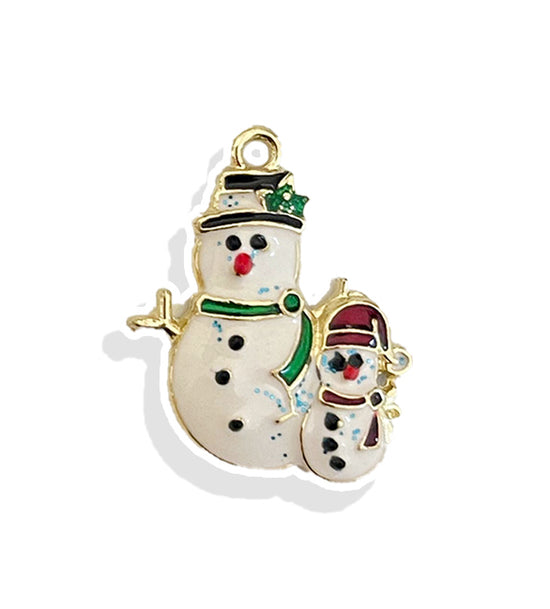 Frosty the Snowman- Gold Plated Charm