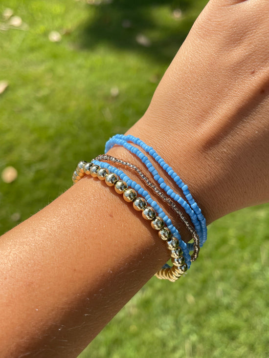 Blue Layered Bracelets 2.0