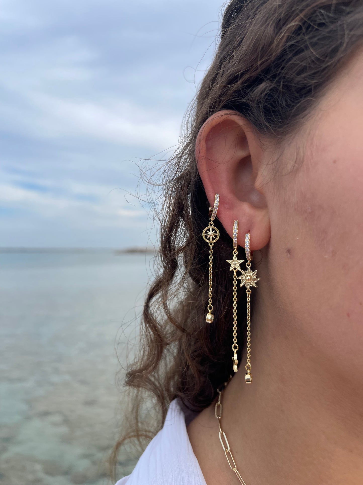 Starlight Single Earrings (Gold Plated)✨