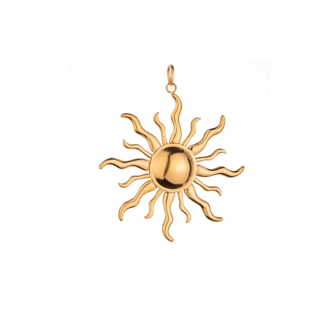 Statement Sun Charm (Stainless Steel)