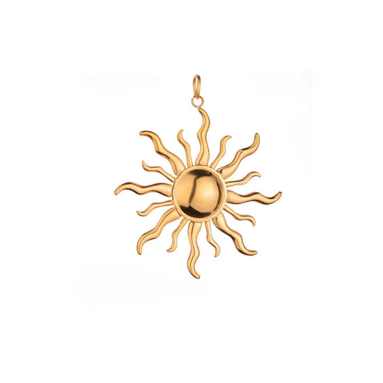 Statement Sun Charm (Stainless Steel)