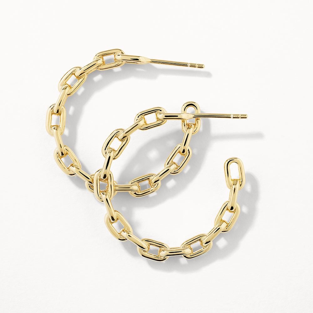 Chain Hoop Earrings