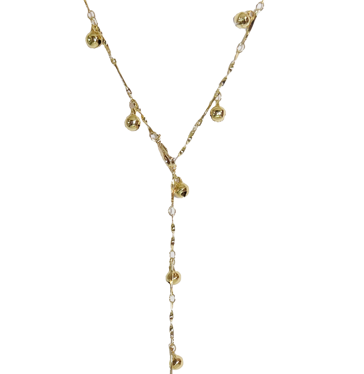 Minimal Circle Drop Necklace (Gold Plated)