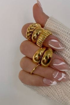 Gold Plated Chunky Ring