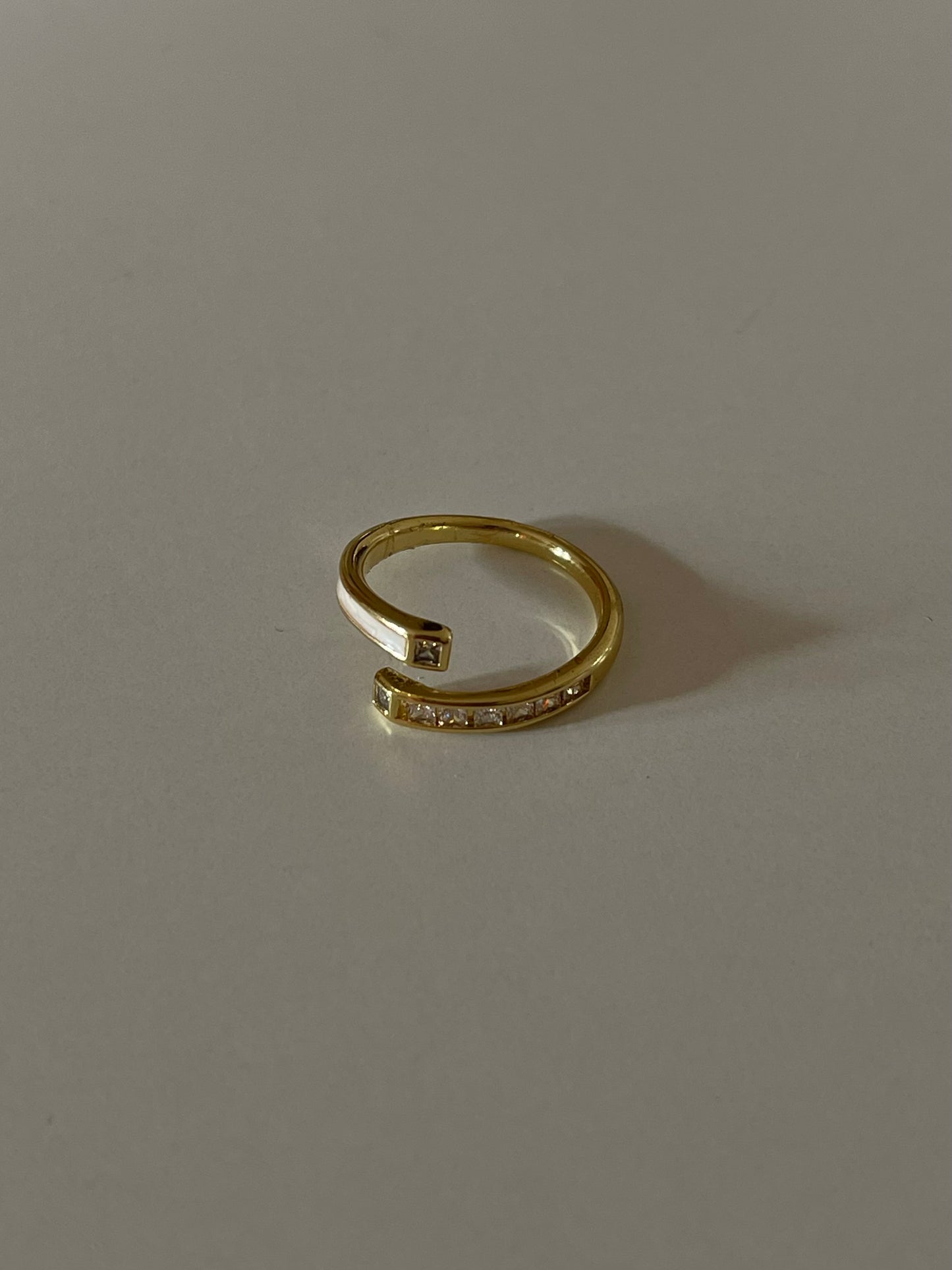 Tennis Crystal Ring 2.0 (Gold Plated)