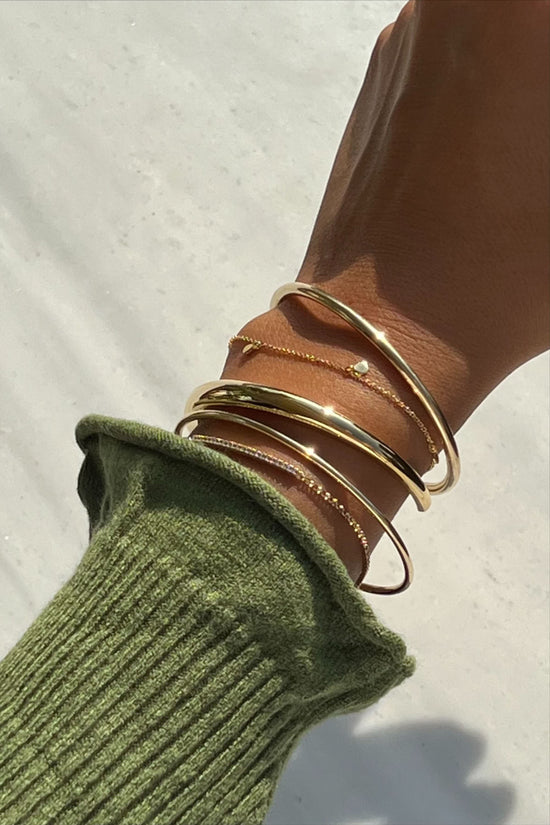 Simple Cuff Bracelet (Stainless Steel)
