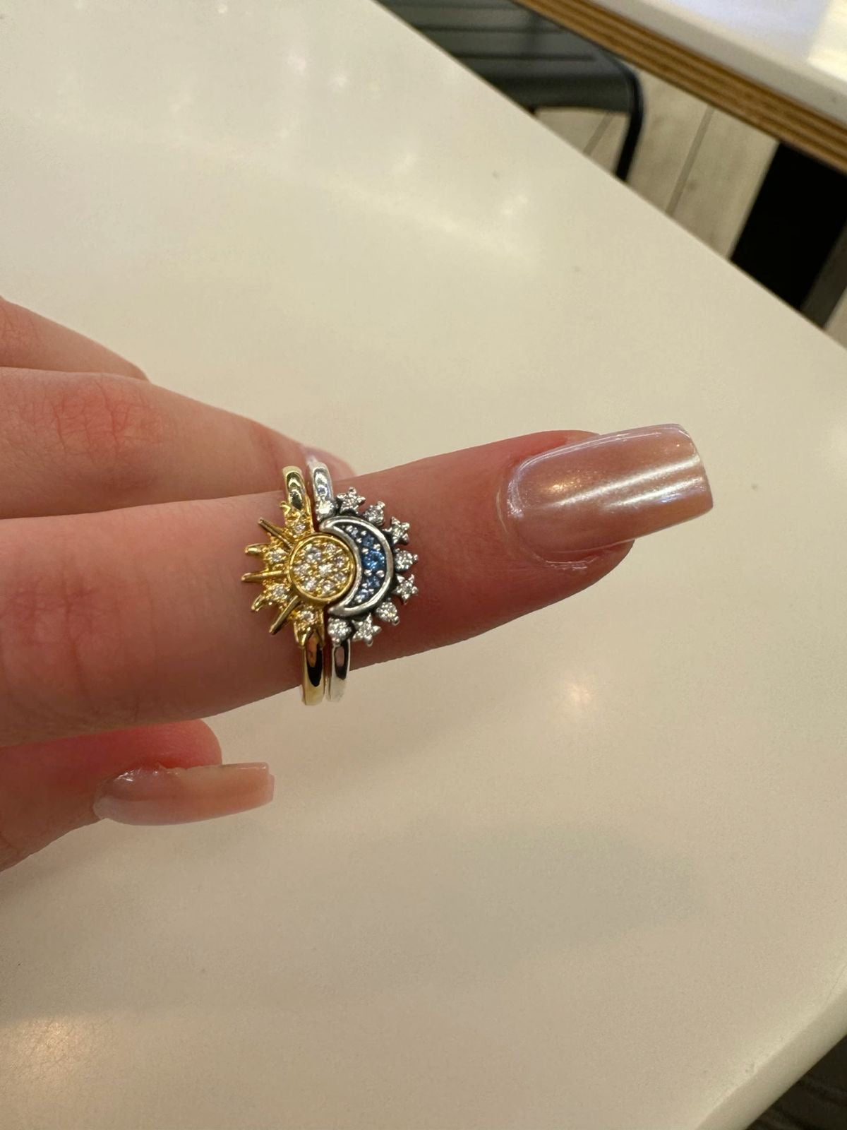 Celestial Matching Rings (Gold Plated)