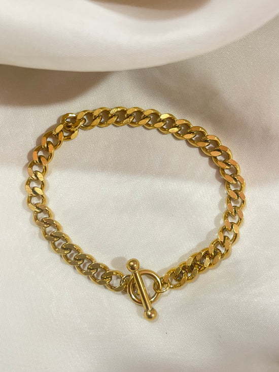 Chunky Chain Bracelet- (Charm Base Bracelet! 2.0) - Stainless Steel