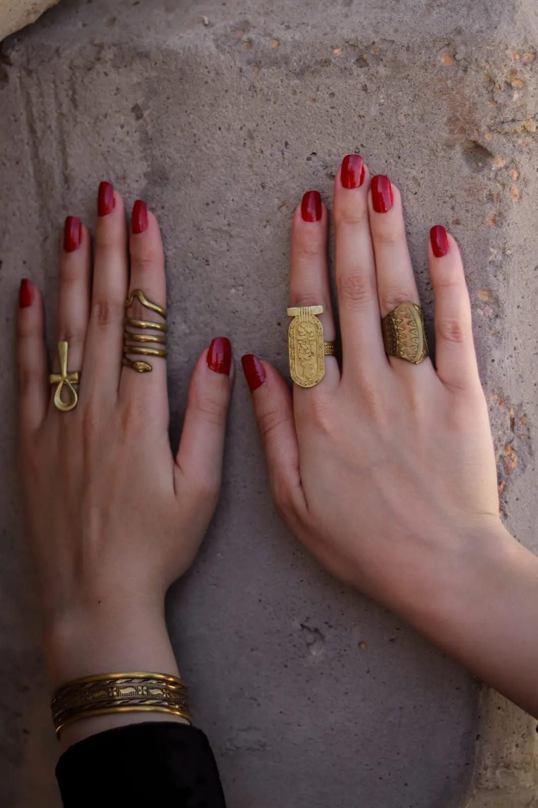 Key of Life Ring- GoldPlated