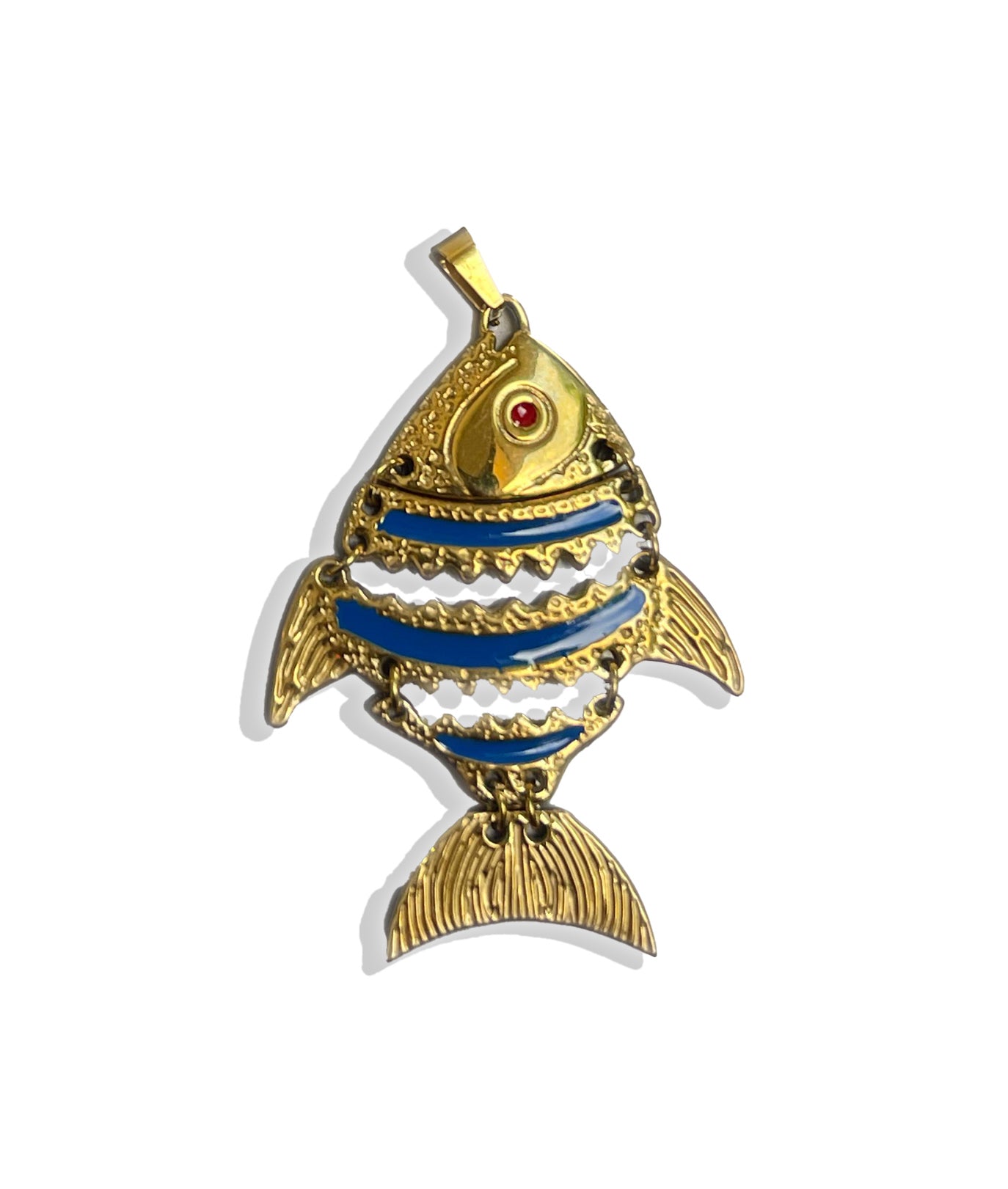Statement FIshy Charm- Stainless Steel