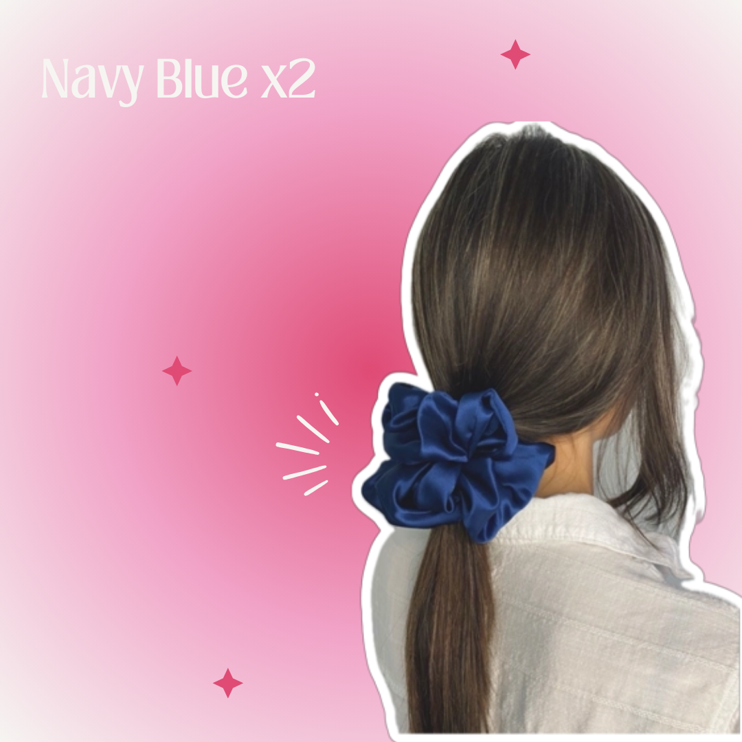 2 Satin Scrunchies Bundle!