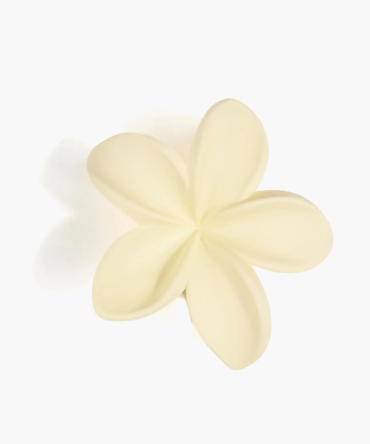 Solid Hawaiian Flower Claw Clip