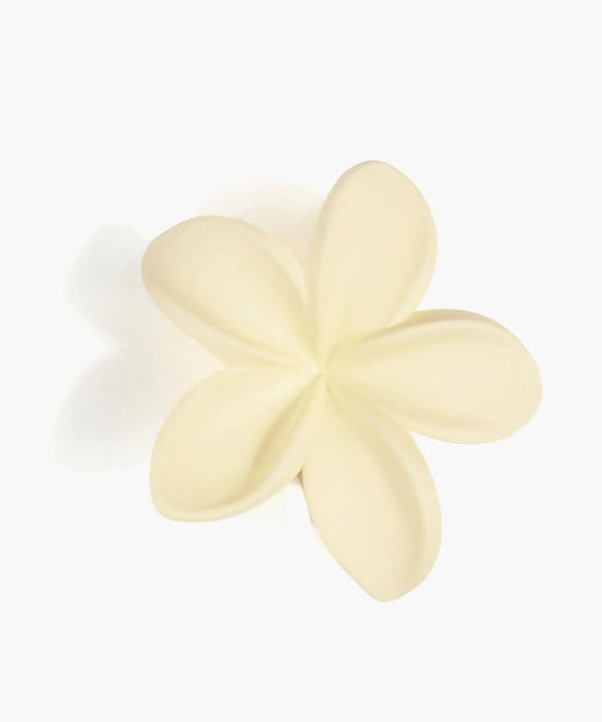 Solid Hawaiian Flower Claw Clip