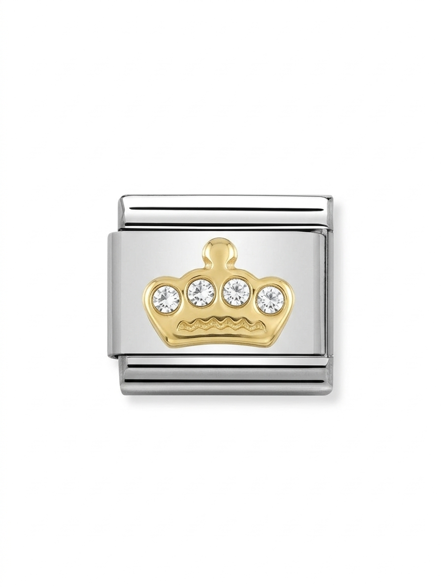 Royal Crown- Silver Italian Charm
