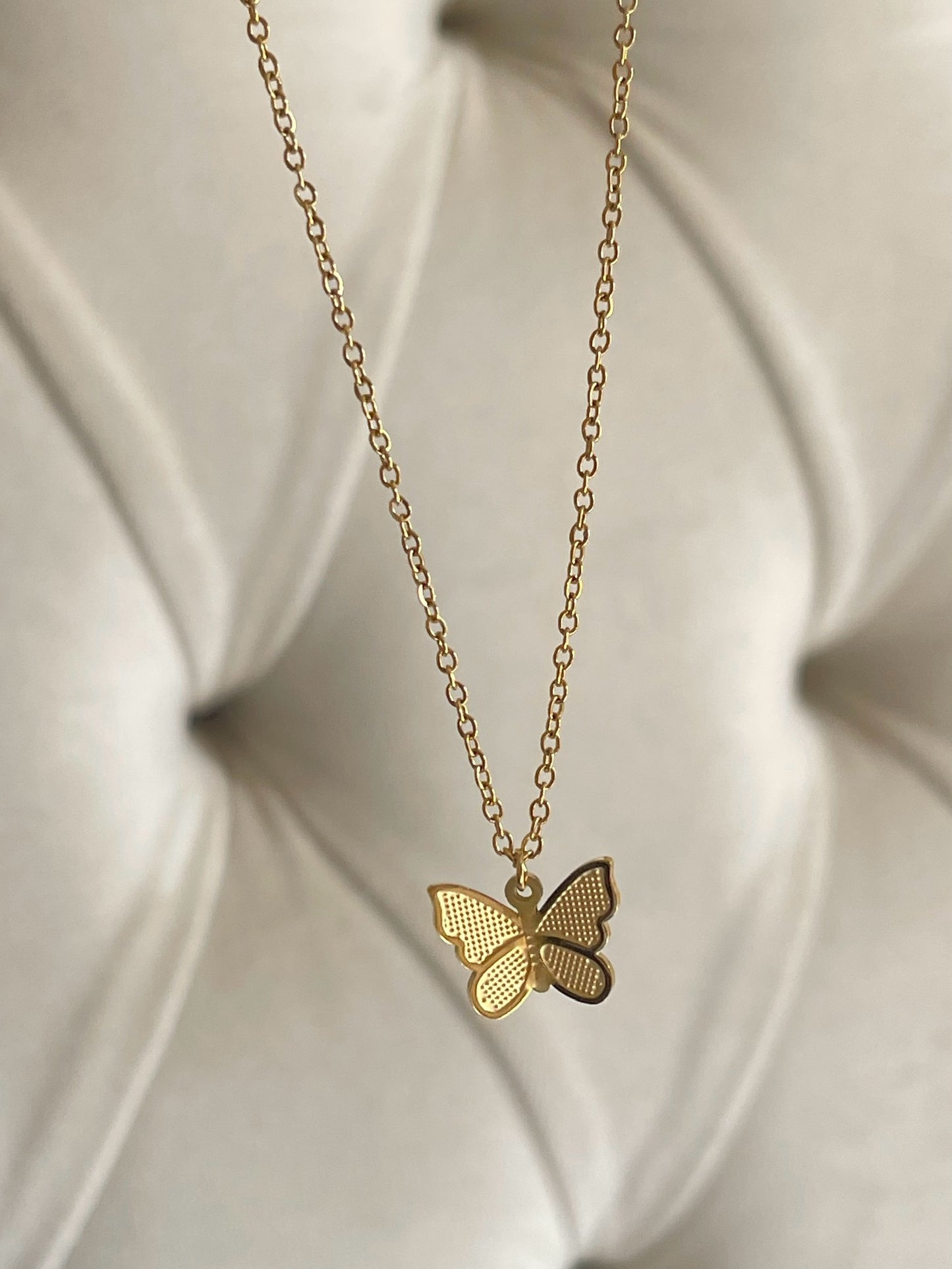 Butterfly Wings Necklace (Stainless Steel)