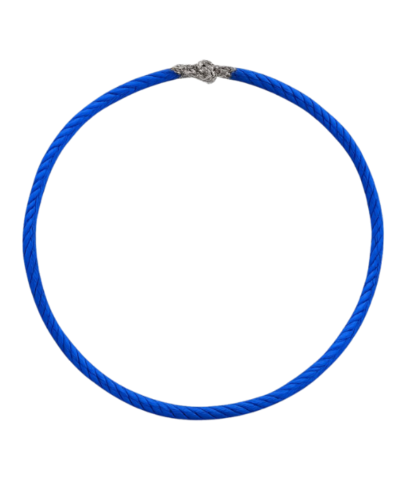Statement Rope Necklace-White
