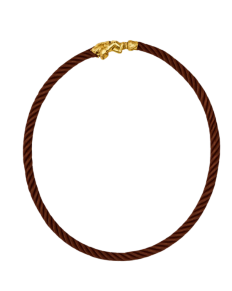 Statement Rope Necklace-White