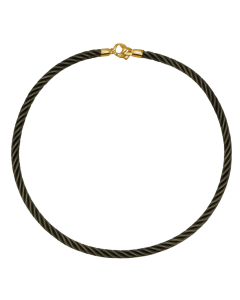 Statement Rope Necklace-White