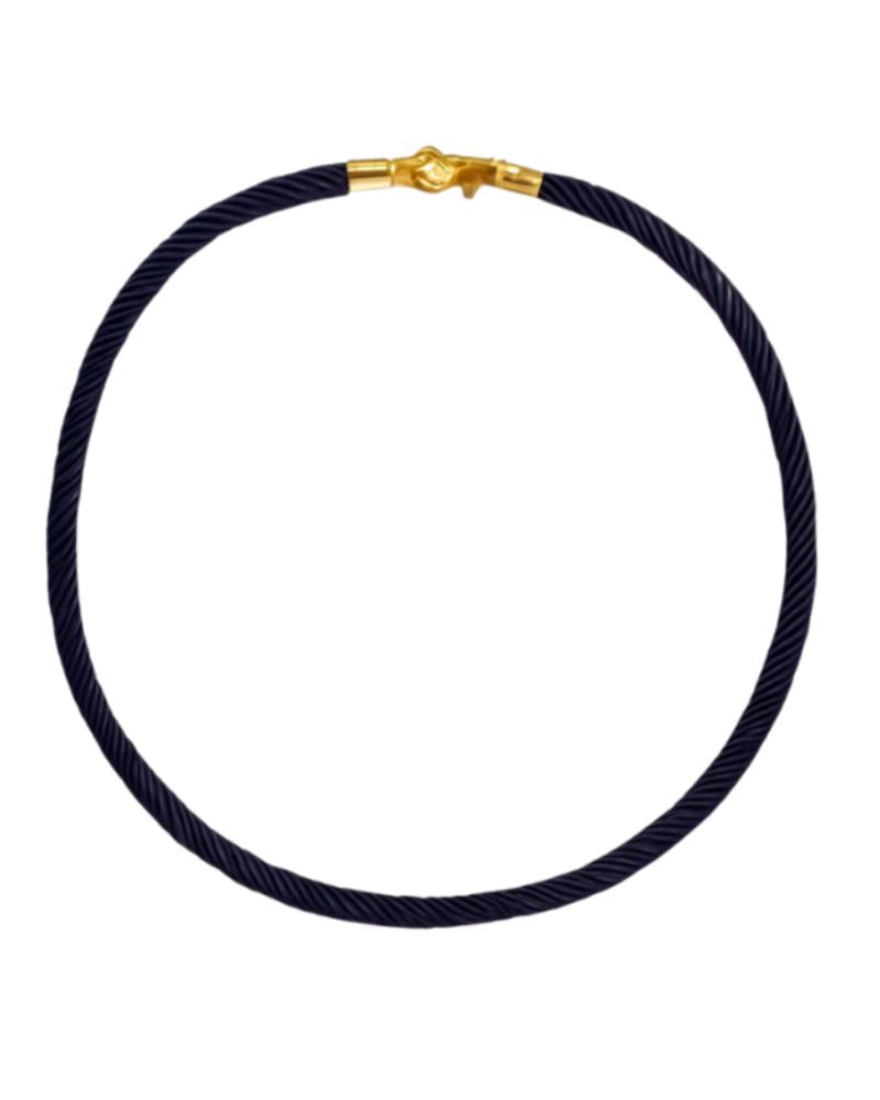 Statement Rope Necklace-White