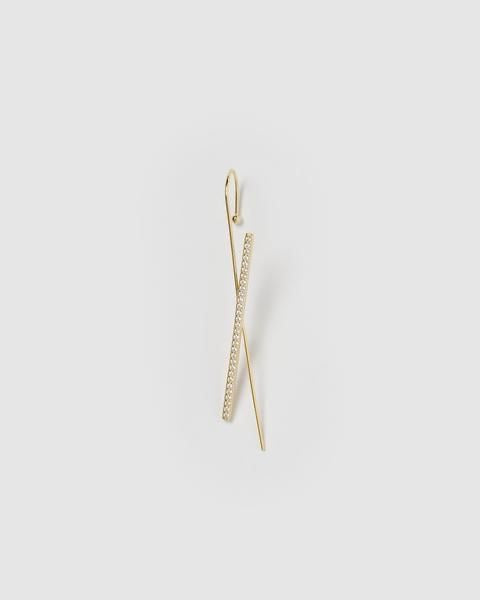 Minimal Crystal Ear Pin