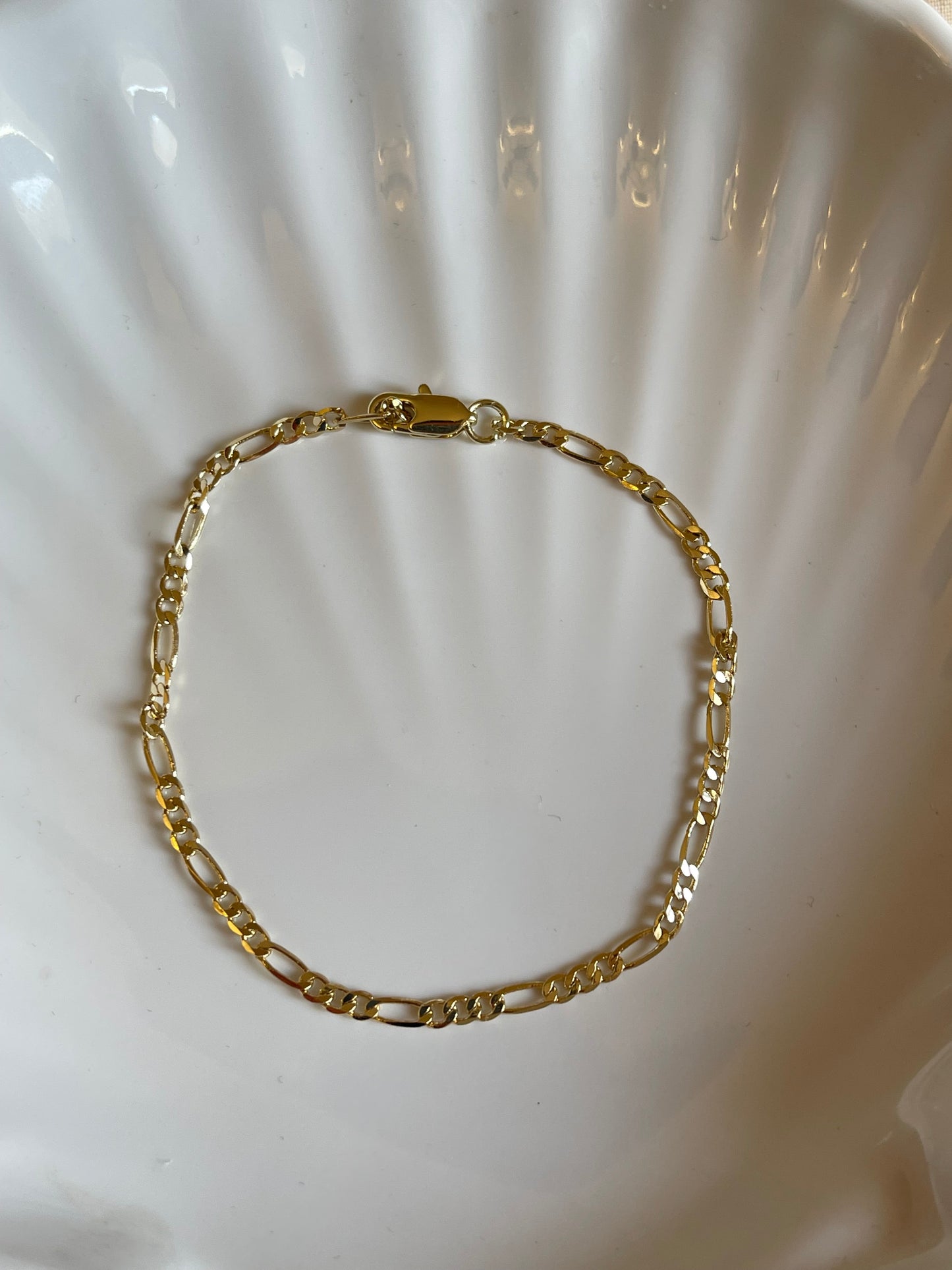 Minimal Chain Bracelet 2.0 (Gold Plated)