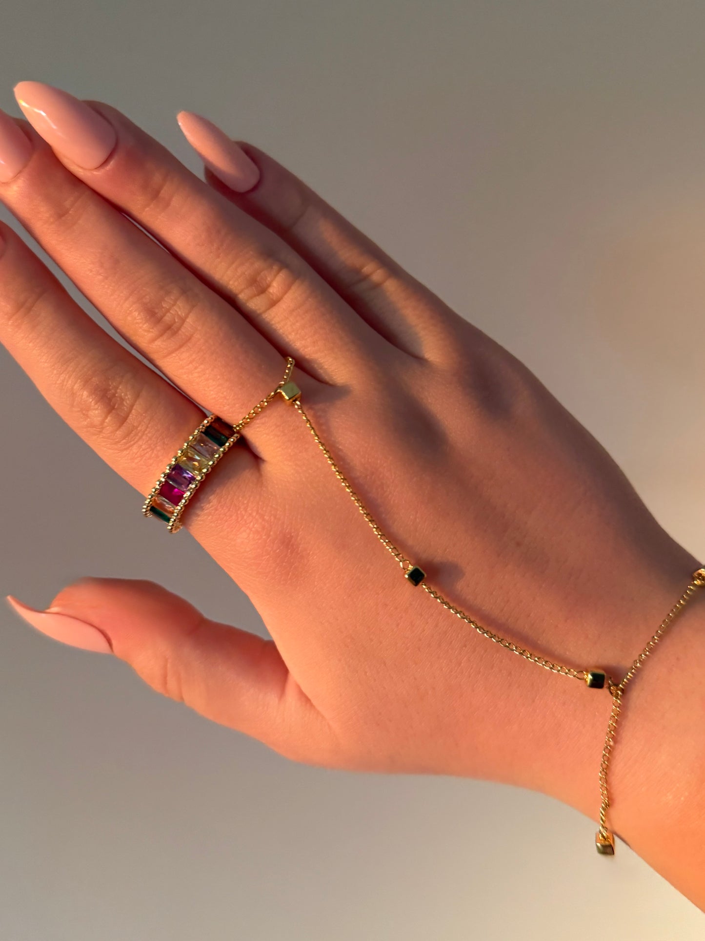 Minimal Hand Chain 2.0 - Gold Plated